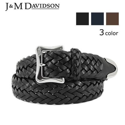 J&M DAVIDSON メンズ レディース メッシュベルト ENVELOPE BUCKLE TIP END 30MM BENT 0TP AN30 3カラー