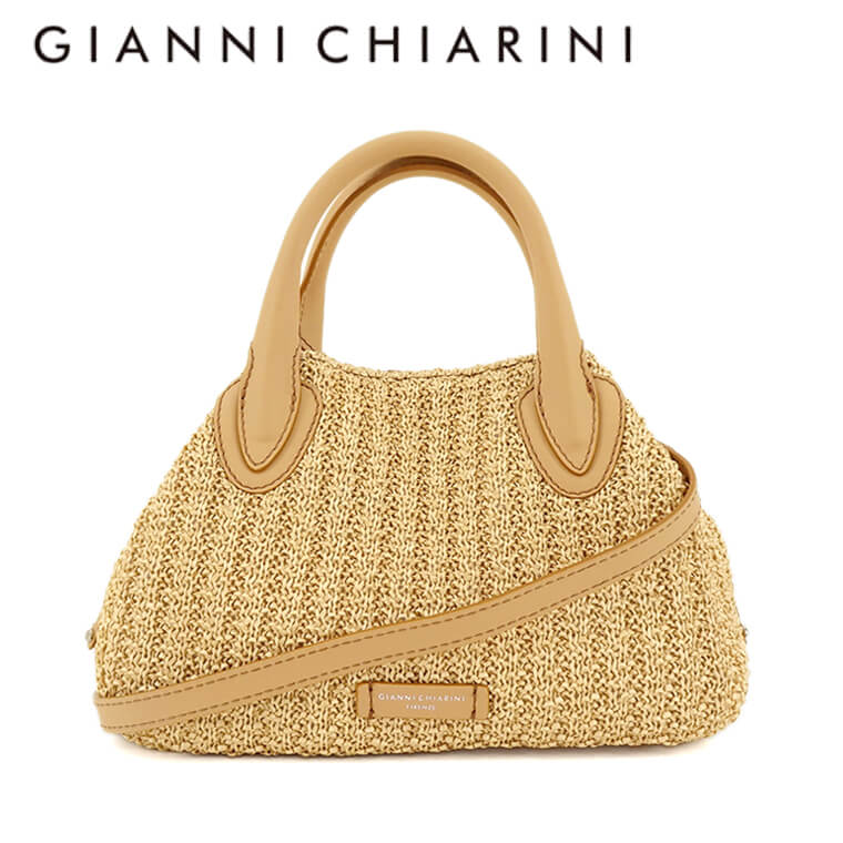 GIANNI CHIARINI レディース ショルダーバッグ JUDY BS10340 PGLCRF CNV VAR.NATURE 12439