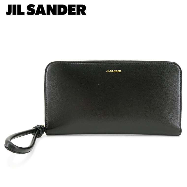 JIL SANDER レディース 長財布 ZIP AROUND WALLET J07UI0005 P4841 BLACK ブラック 001