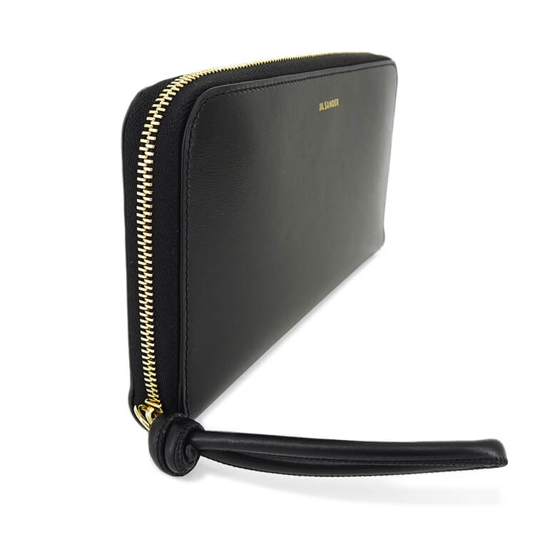 JIL SANDER レディース 長財布 ZIP AROUND WALLET J07UI0005 P4841 BLACK ブラック 001