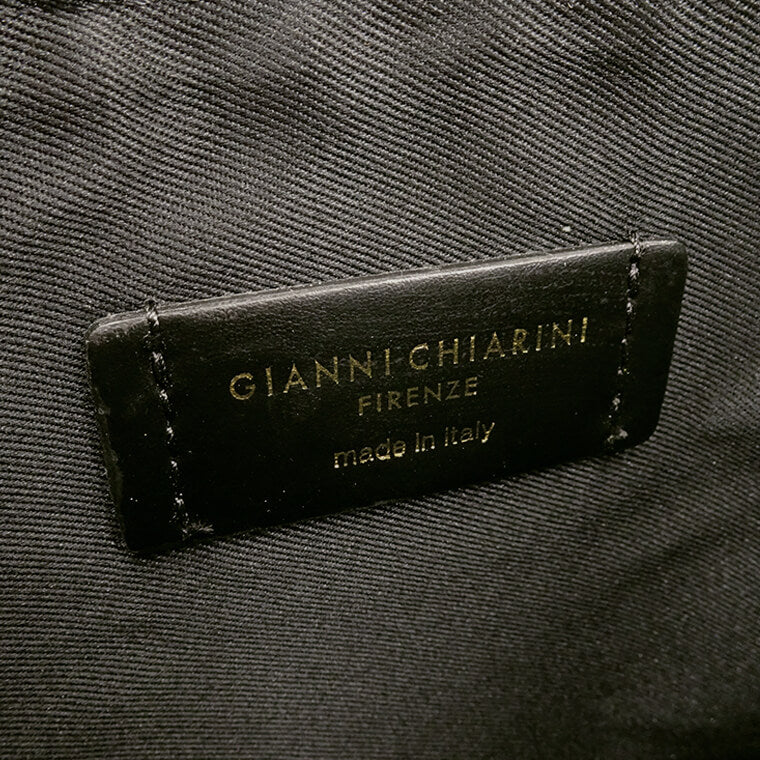 GIANNI CHIARINI レディース ショルダーバッグ HERMY BS3905 CAV PL LEO MACCHIA NERA NERO 10730