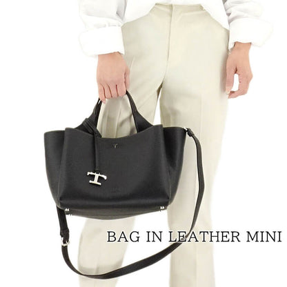 TOD'S レディース ショルダーバッグ BAG IN LEATHER MINI XBWAPAFL100QRI ブラック B999