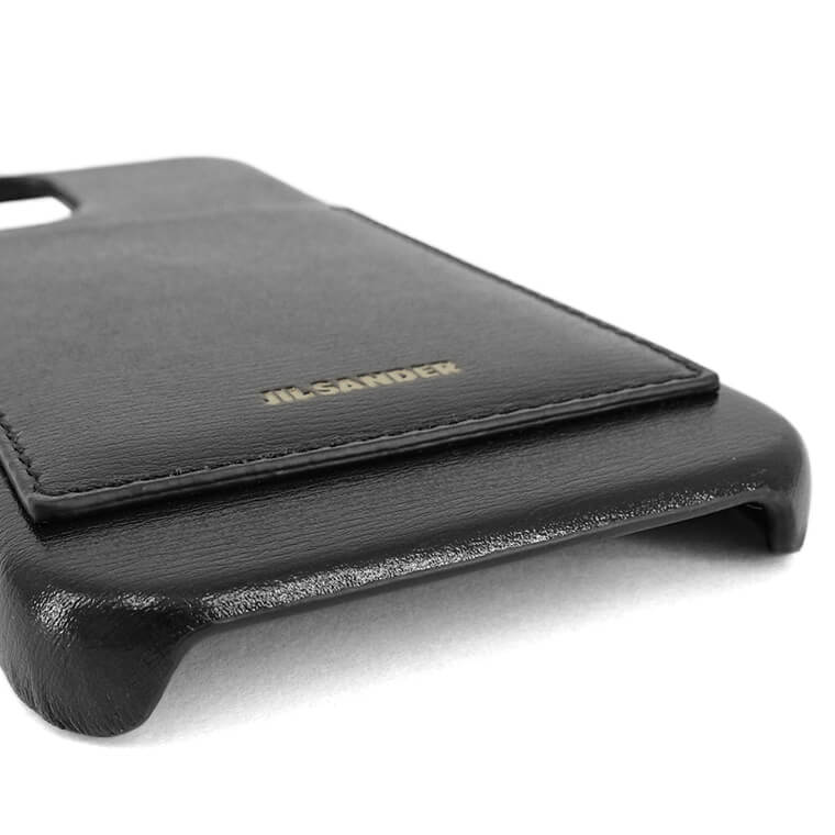 ジルサンダー JIL SANDER メンズ iPhone 15 専用ケース ブラック
