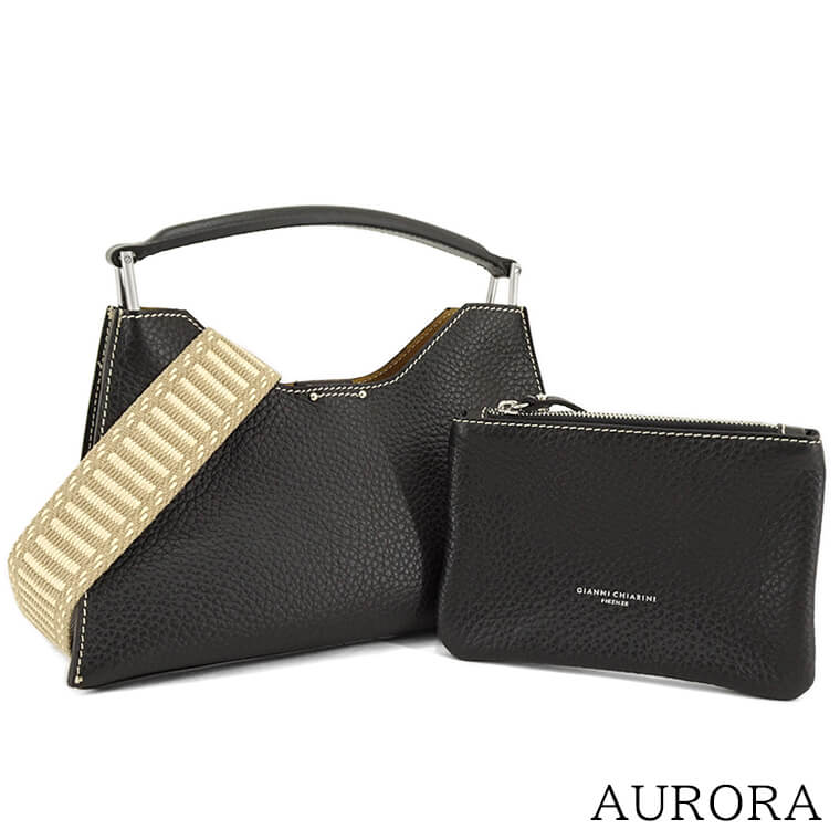 GIANNI CHIARINI レディース ハンドバッグ AURORA BS10565 RNGDBL NA NERO NATURE 2566