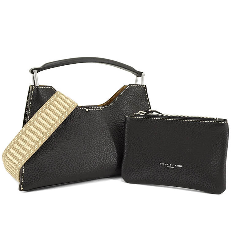 GIANNI CHIARINI レディース ハンドバッグ AURORA BS10565 RNGDBL NA NERO NATURE 2566