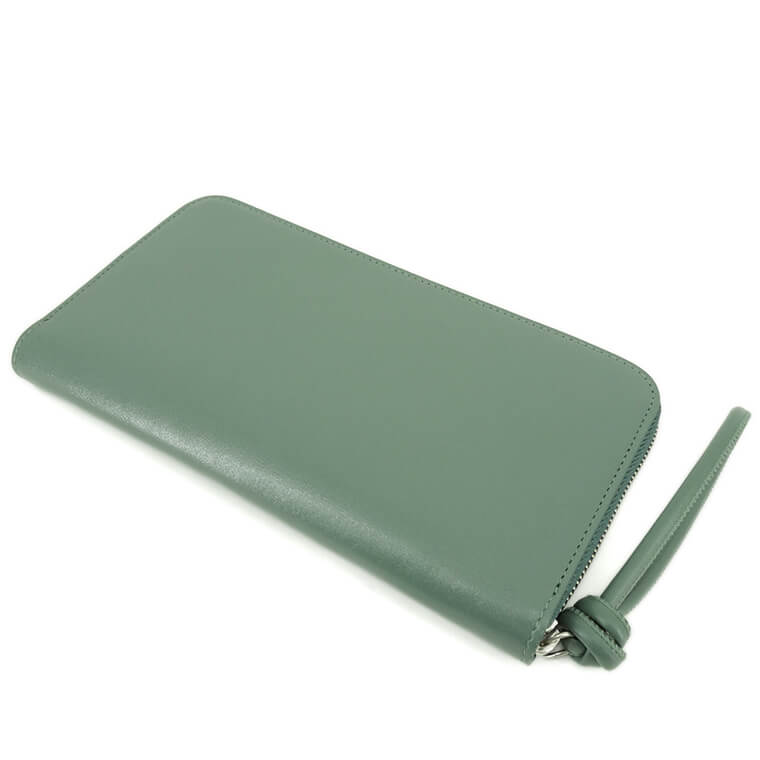 JIL SANDER レディース 長財布 ZIP AROUND WALLET MD GIRO J07UI0005 P5354 SEAWEED ダークグリーン 306