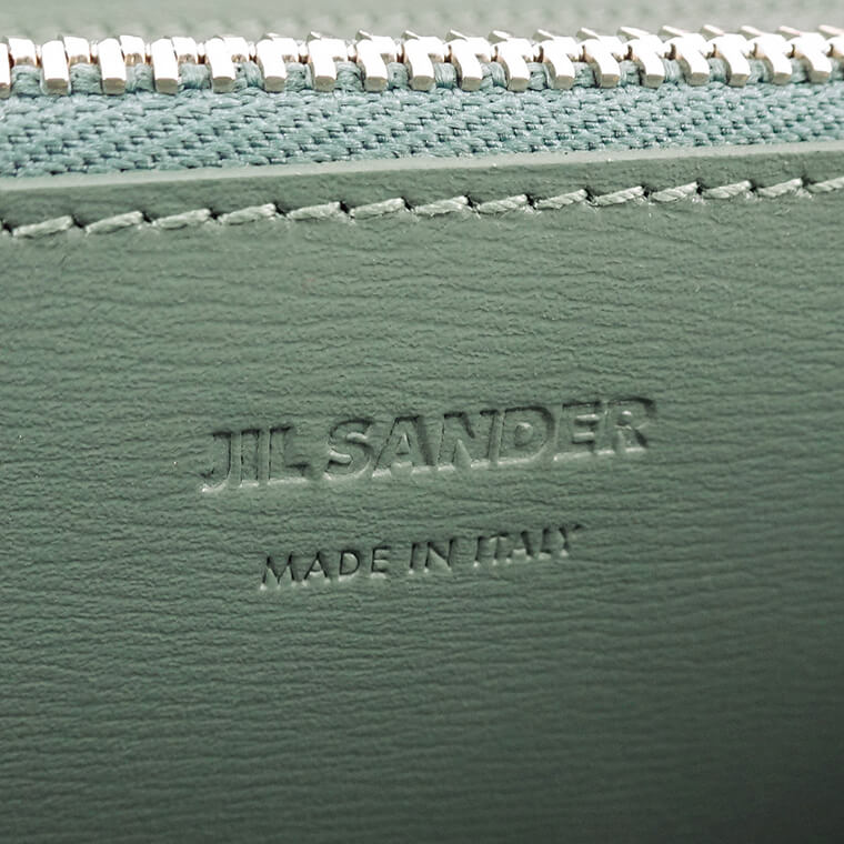 JIL SANDER レディース 長財布 ZIP AROUND WALLET MD GIRO J07UI0005 P5354 SEAWEED ダークグリーン 306