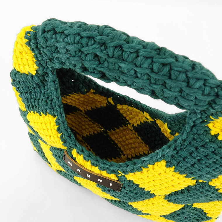 MARNI KIDS キッズ ハンドバッグ MW84F DIAMOND CROCHET BAG M00995 M00RP 3カラー