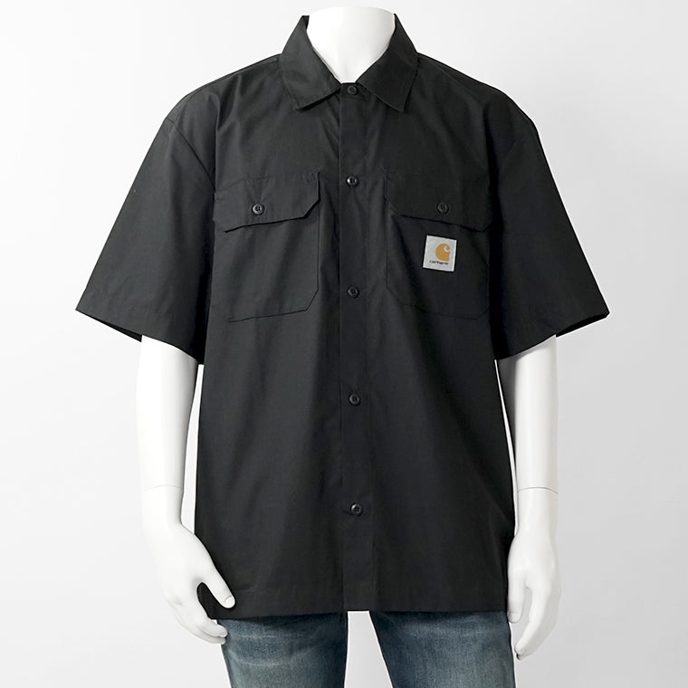 【2026SS SUMMER SALE】Carhartt WIP メンズ シャツ S S CRAFT SHIRT IO35232 BLACK ブラック 89XX