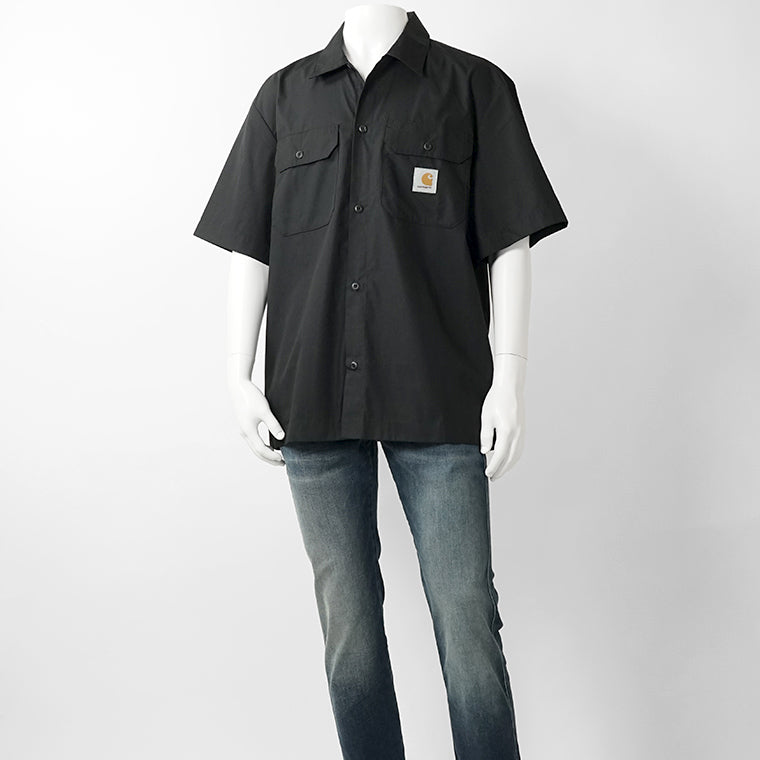 【2026SS SUMMER SALE】Carhartt WIP メンズ シャツ S S CRAFT SHIRT IO35232 BLACK ブラック 89XX