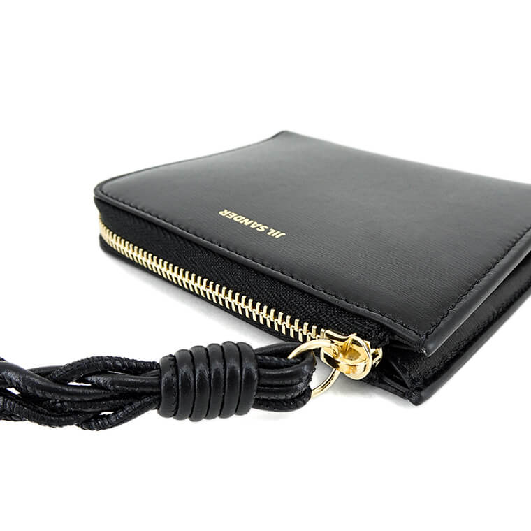 JIL SANDER レディース メンズ コイン＆カードケース CREDIT CARD PURSE TANGLE J07UI0017 P4841 BLACK ブラック 001