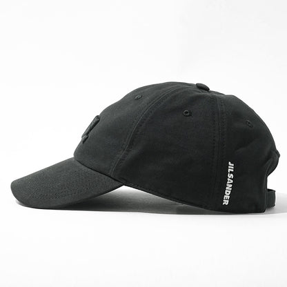 JIL SANDER メンズ レディース キャップ COTTON DRILL J22TC0130 J45349 BLACK ブラック 001