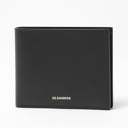 JIL SANDER メンズ 2つ折り財布 POCKET WALLET J25UI0001 P6489 BLACK ブラック 001