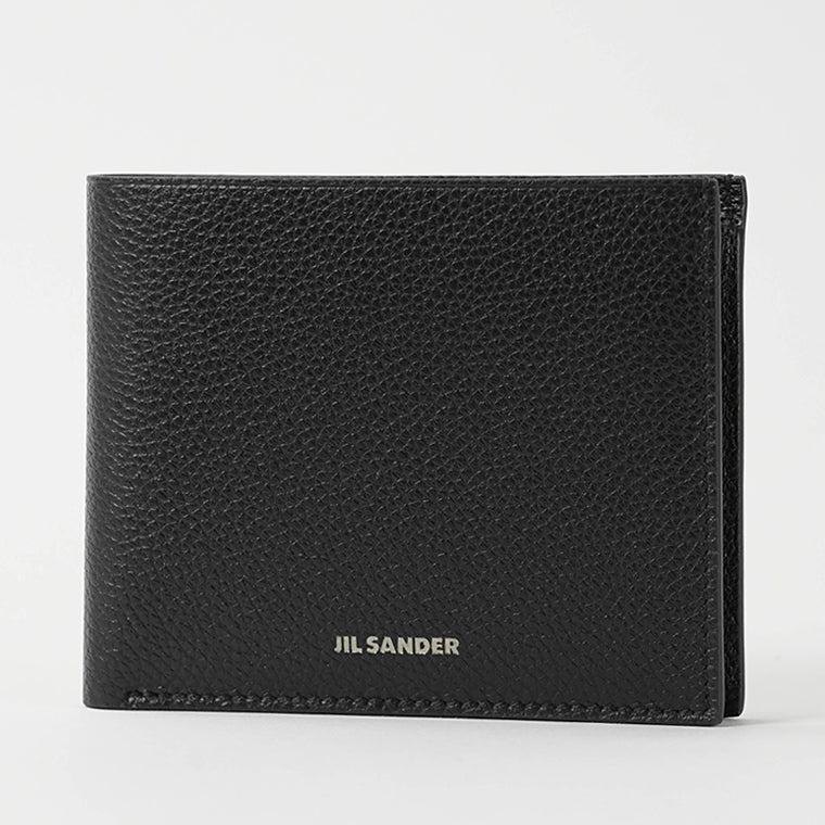 JIL SANDER メンズ 2つ折り財布 ZIP POCKET WALLET J25UI0002 P8892 BLACK ブラック 001