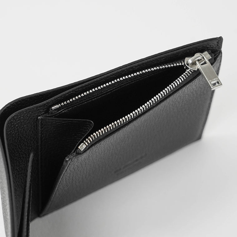 JIL SANDER メンズ 2つ折り財布 ZIP POCKET WALLET J25UI0002 P8892 BLACK ブラック 001
