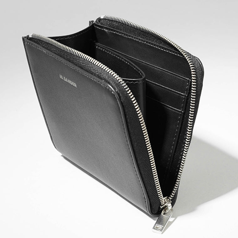 JIL SANDER メンズ レディース コイン＆カードケース CREDIT CARD PURSE J25UI0004 P5995 BLACK ブラック 001