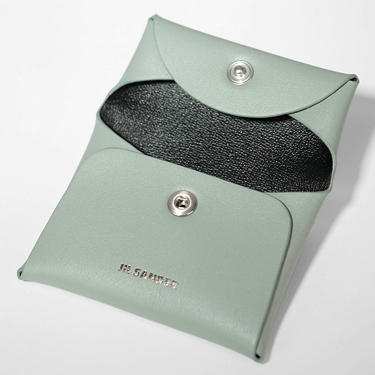 ジルサンダー　長財布 ライトグレー　ストラップ付きコインケース　ブラックセット ジルサンダー 長財布 ライトグレー ストラップ付きコインケース