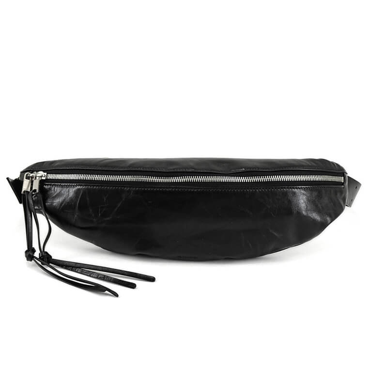 JIL SANDER メンズ ベルトバッグ BANANA BELT BAG J26WB0009 P6002 BLACK ブラック 001