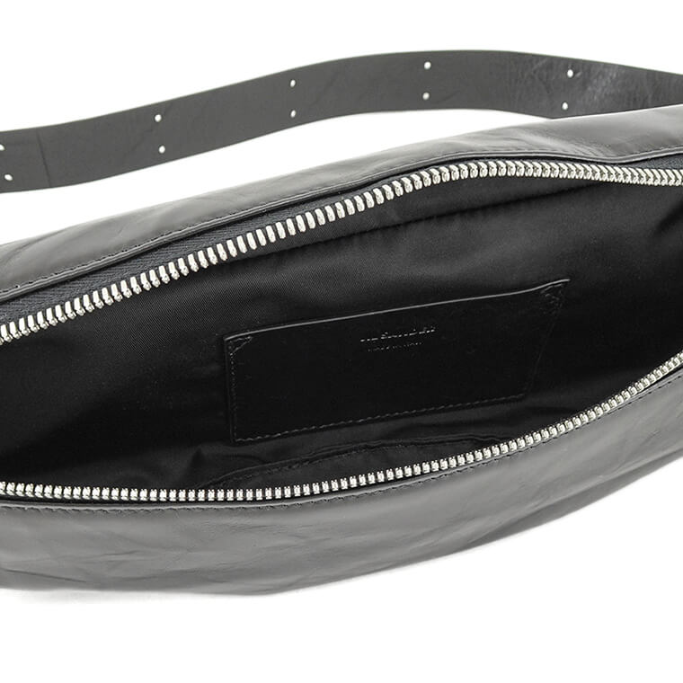 JIL SANDER メンズ ベルトバッグ BANANA BELT BAG J26WB0009 P6002 BLACK ブラック 001