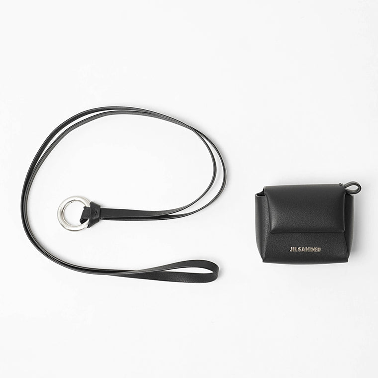 JIL SANDER メンズ レディース イヤホンケース FOLDED AIRPODS CASE J28VL0006 P5713 BLACK ブラック 001