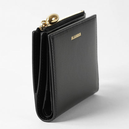 JIL SANDER レディース メンズ 2つ折り財布 GOJI MINI FRENCH WALLET J66UI0006 P4840 BLACK ブラック 001