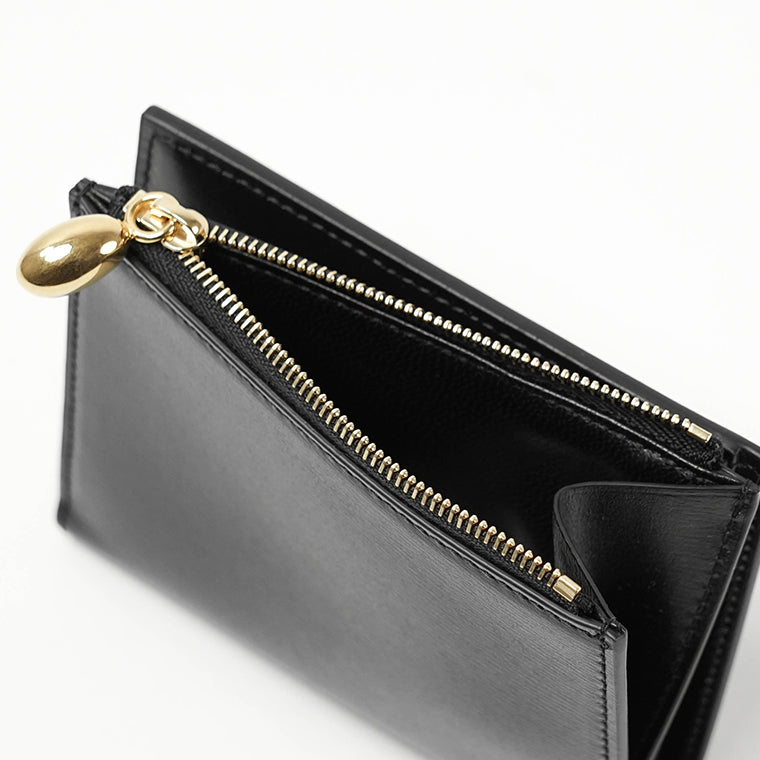 JIL SANDER レディース メンズ 2つ折り財布 GOJI MINI FRENCH WALLET J66UI0006 P4840 BLACK ブラック 001