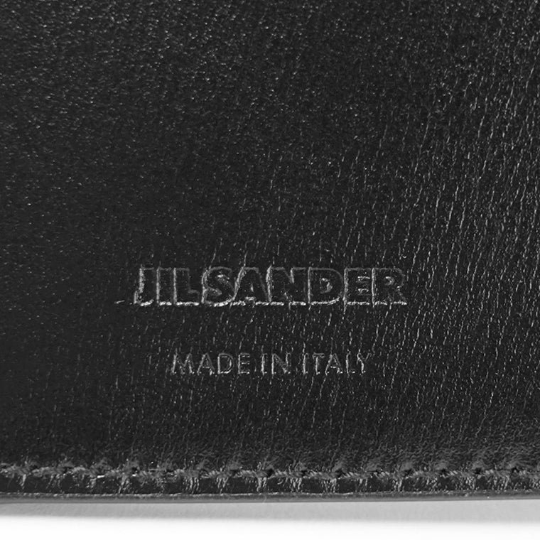 JIL SANDER レディース メンズ 2つ折り財布 GOJI MINI FRENCH WALLET J66UI0006 P4840 BLACK ブラック 001