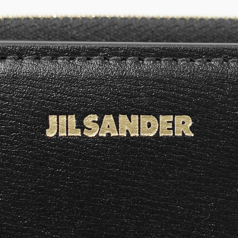 JIL SANDER レディース メンズ 2つ折り財布 GOJI MINI FRENCH WALLET J66UI0006 P4840 BLACK ブラック 001