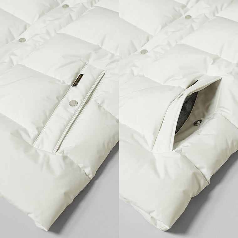 MooRER メンズ ダウンジャケット JESSE STP ホワイト BLANC