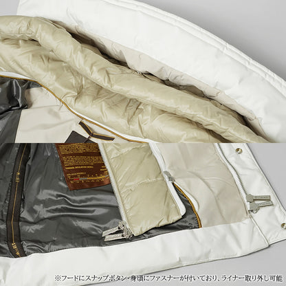 MooRER メンズ ダウンジャケット JESSE STP ホワイト BLANC