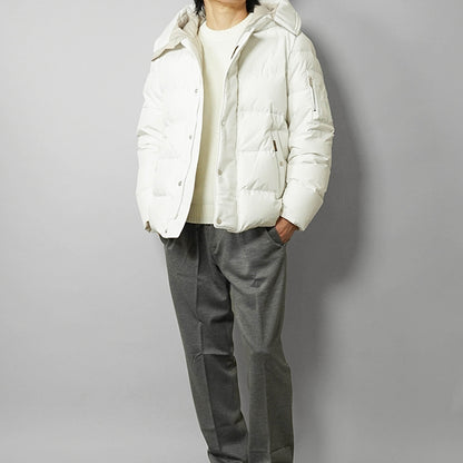 MooRER メンズ ダウンジャケット JESSE STP ホワイト BLANC
