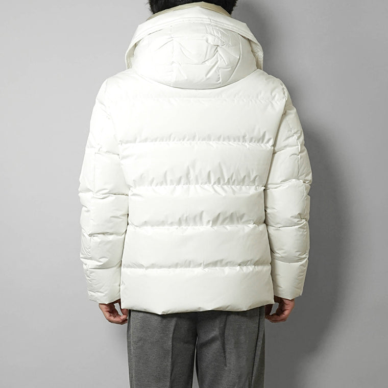 MooRER メンズ ダウンジャケット JESSE STP ホワイト BLANC