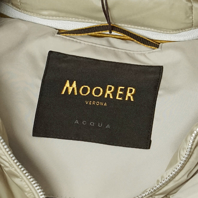 MooRER メンズ ダウンジャケット JESSE STP ホワイト BLANC