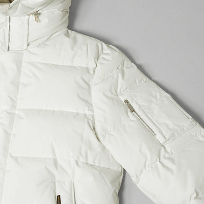 MooRER メンズ ダウンジャケット JESSE STP ホワイト BLANC