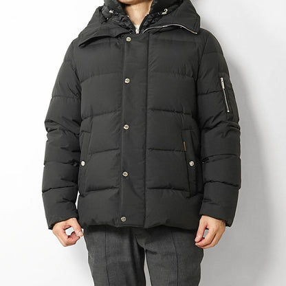 MooRER メンズ ダウンジャケット JESSE STP ブラック NERO