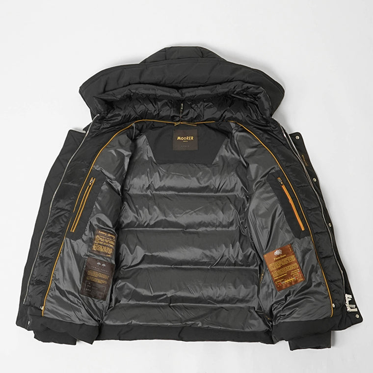 MooRER メンズ ダウンジャケット JESSE STP ブラック NERO
