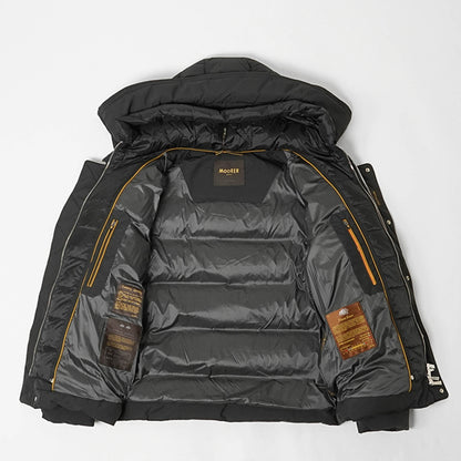 MooRER メンズ ダウンジャケット JESSE STP ブラック NERO