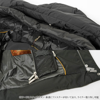 MooRER メンズ ダウンジャケット JESSE STP ブラック NERO