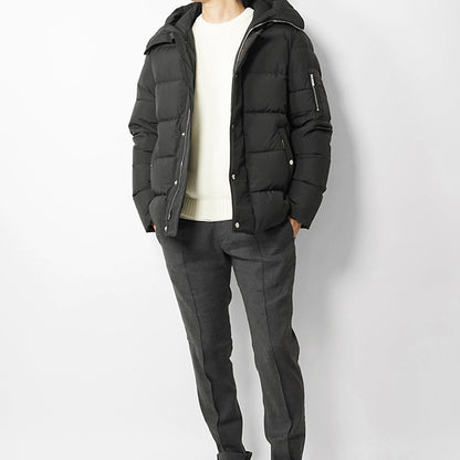 MooRER メンズ ダウンジャケット JESSE STP ブラック NERO