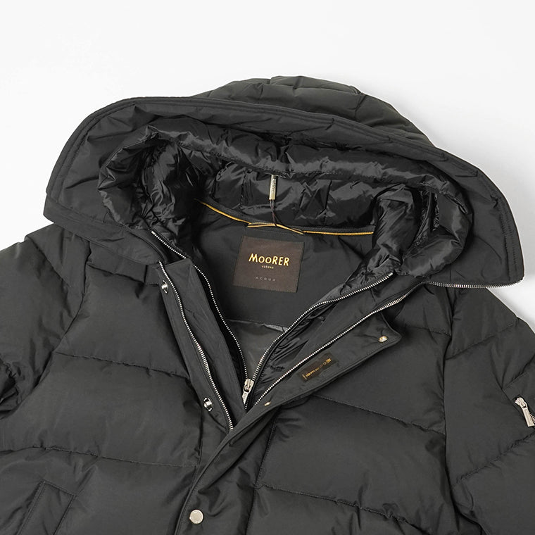 MooRER メンズ ダウンジャケット JESSE STP ブラック NERO