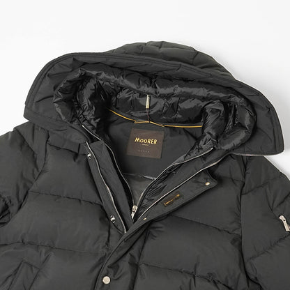 MooRER メンズ ダウンジャケット JESSE STP ブラック NERO