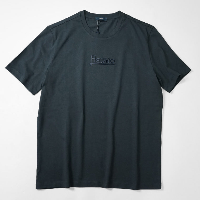 HERNO メンズ Tシャツ COMPACT JERSEY T SHIRT JG000239U 52000 2カラー