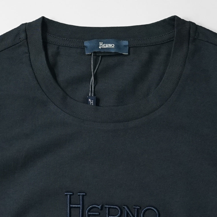 HERNO メンズ Tシャツ COMPACT JERSEY T SHIRT JG000239U 52000 2カラー