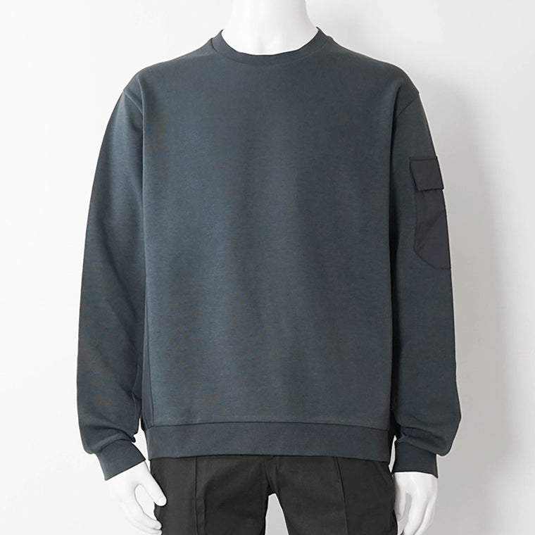 【SUMMER FINAL SALE】 HERNO メンズ スウェットシャツ JG000278U 56031 ネイビー 9200