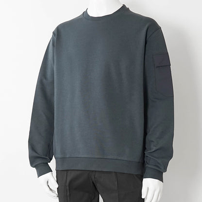 【SUMMER FINAL SALE】 HERNO メンズ スウェットシャツ JG000278U 56031 ネイビー 9200