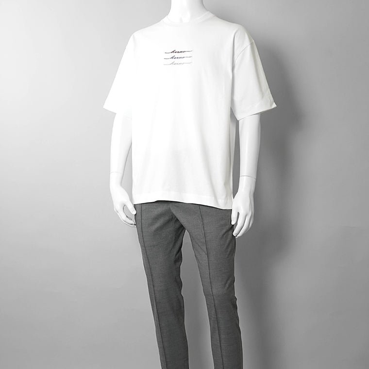 【2026SS SUMMER SALE】HERNO メンズ Tシャツ JG000283U 52000 ホワイト 1000