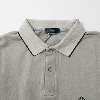 【SUMMER FINAL SALE】 HERNO メンズ ポロシャツ JPL00134U 54006 2カラー