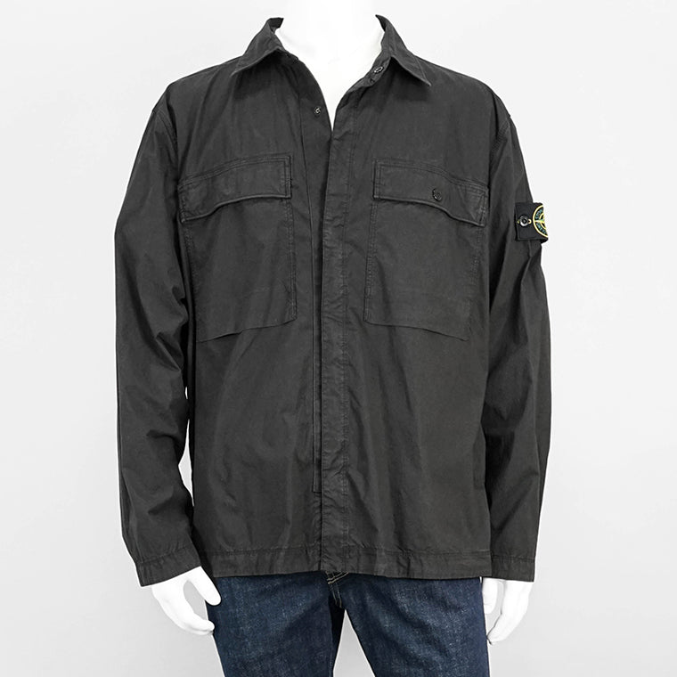 STONE ISLAND メンズ シャツジャケット K1S151200015 S0003 ブラック V0029