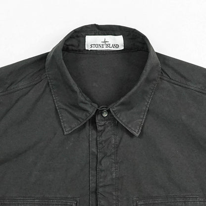 STONE ISLAND メンズ シャツジャケット K1S151200015 S0003 ブラック V0029