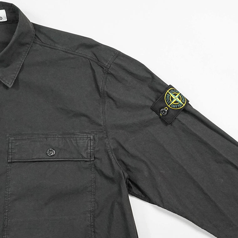 STONE ISLAND メンズ シャツジャケット K1S151200015 S0003 ブラック V0029